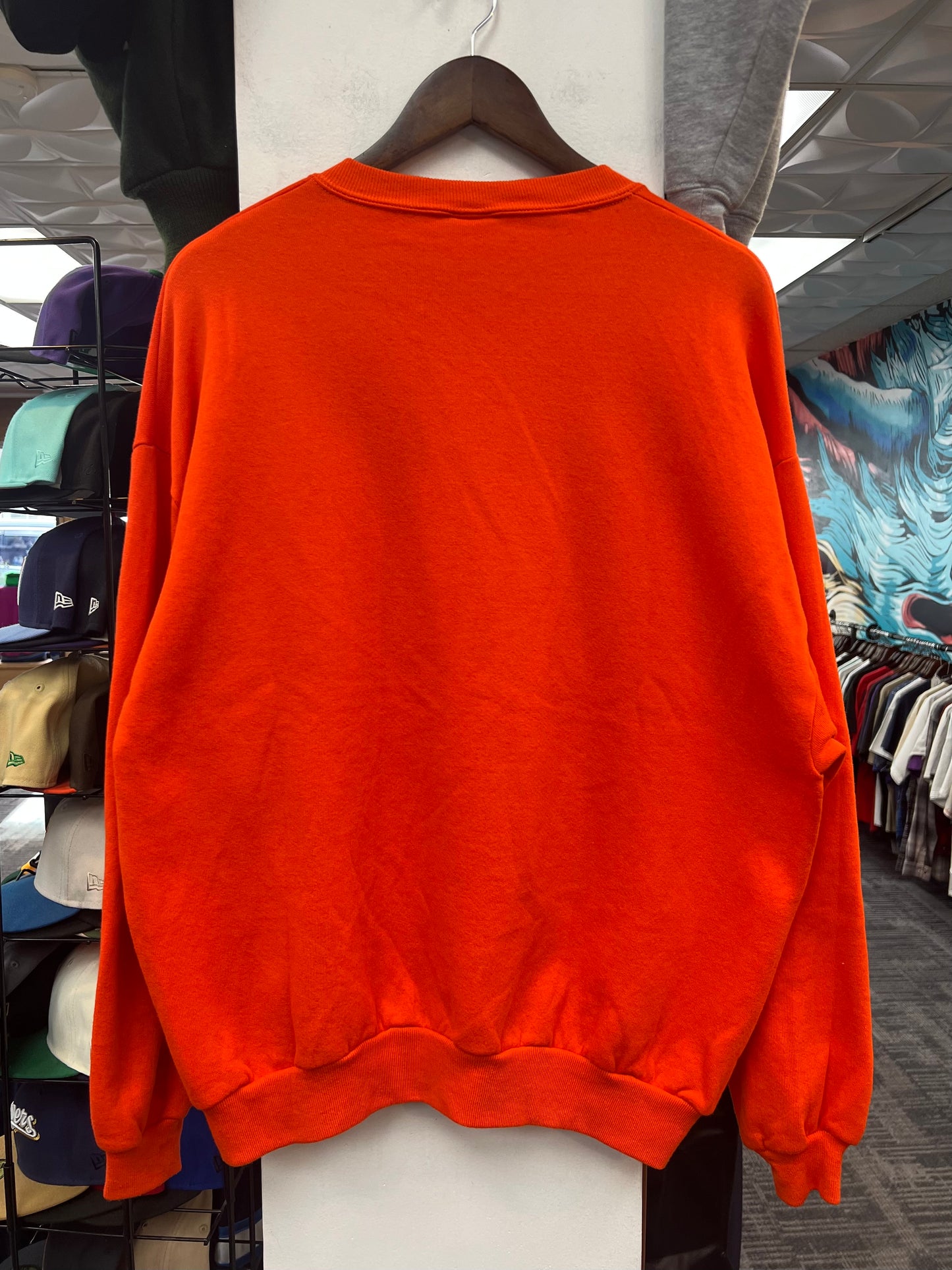 Rush Crest Crewneck Sweatshirt Orange/Teal