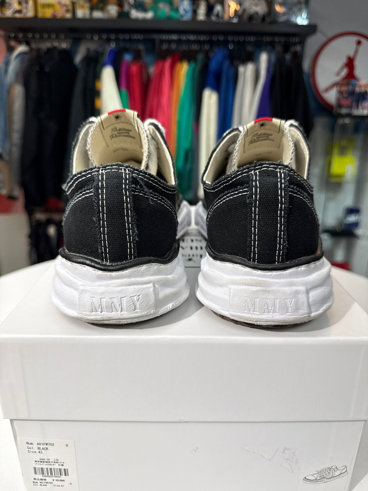 Preowned Maison Mihara Yasuhiro Peterson OG Canvas Low