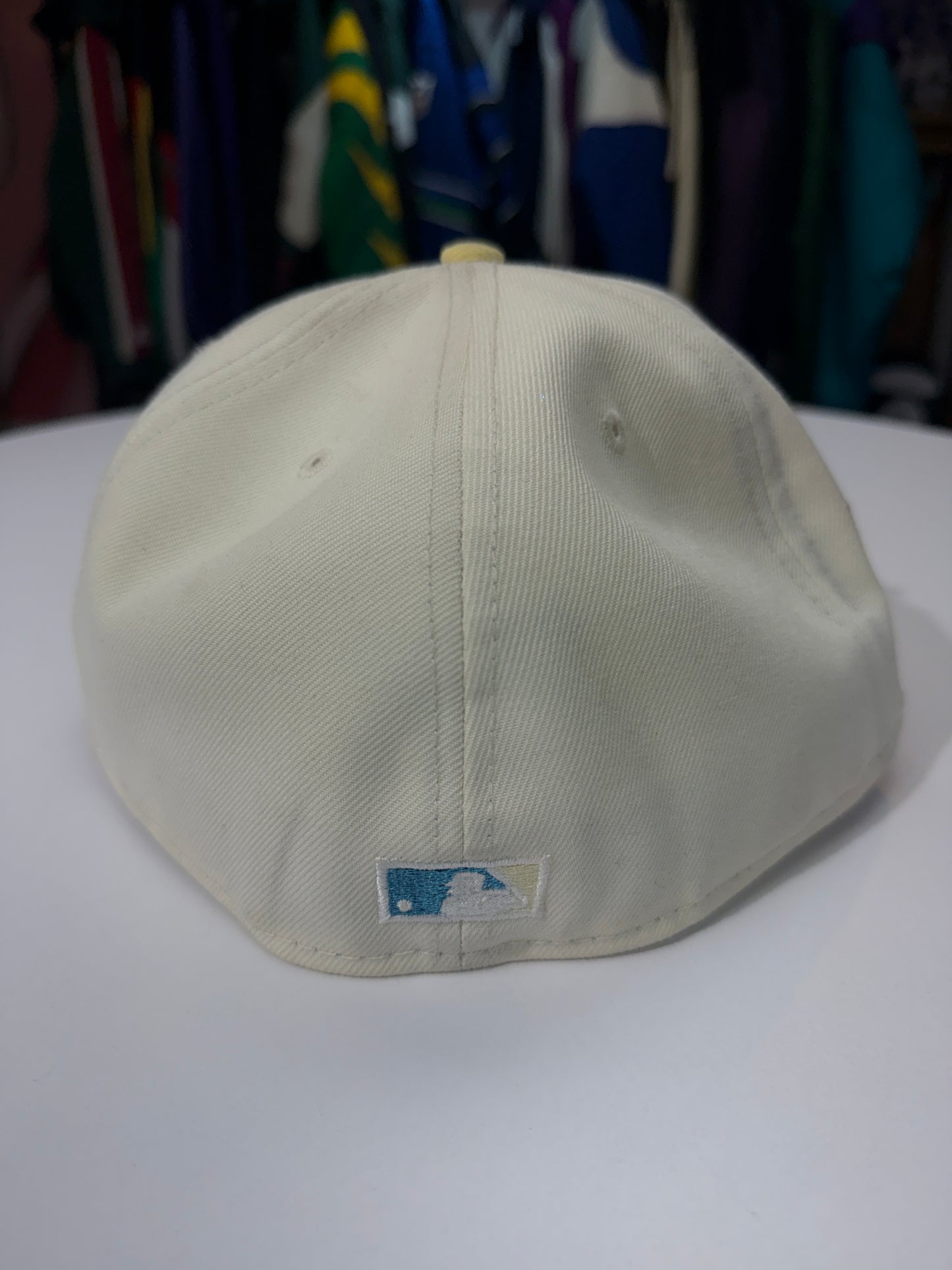 Seattle Mariners White/Teal/Yellow Fitted Hat