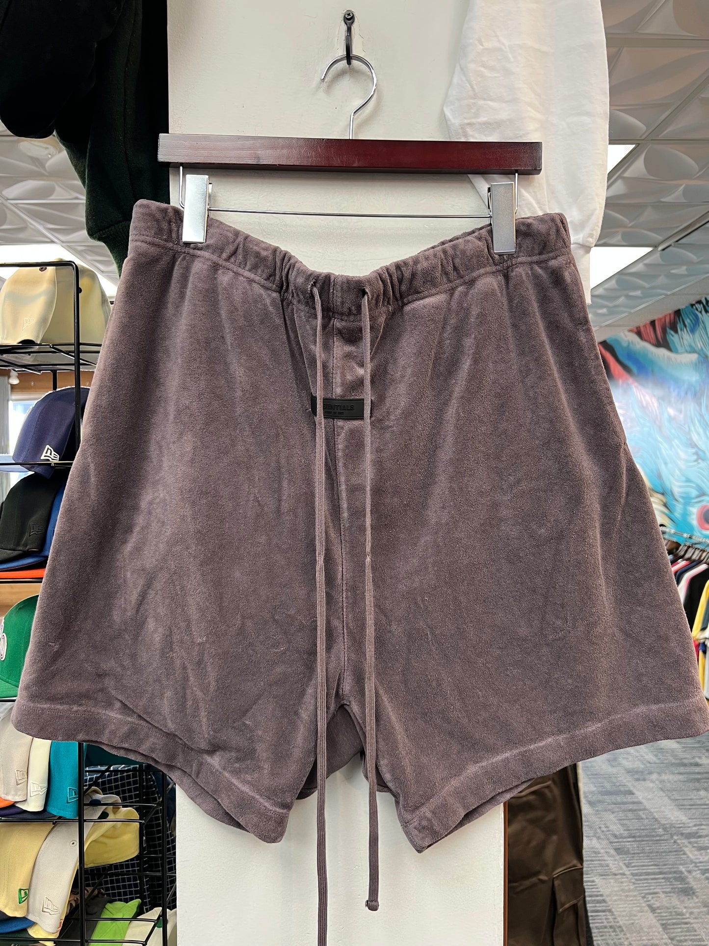 Essentials Plum Terry Shorts