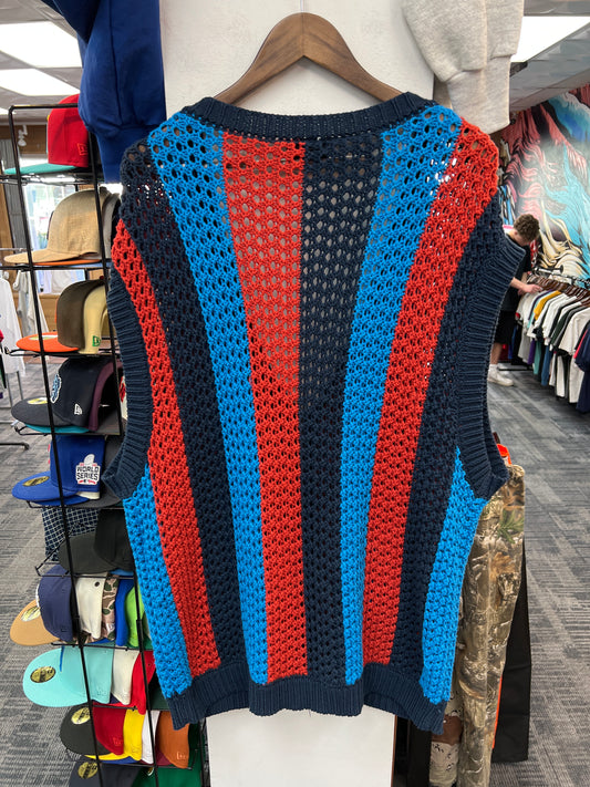 Pleasures Hombre Cardigan Vest Multicolor