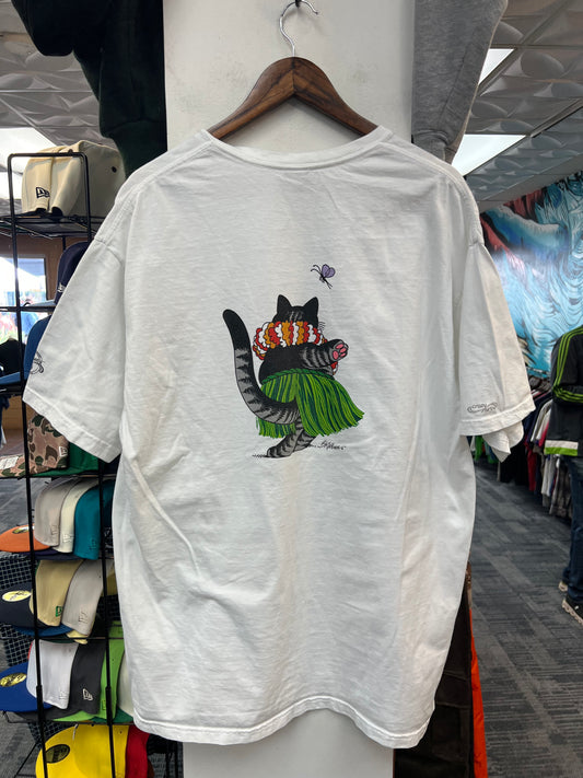 Vintage Crazy Shirts Hawaii Cat Tee