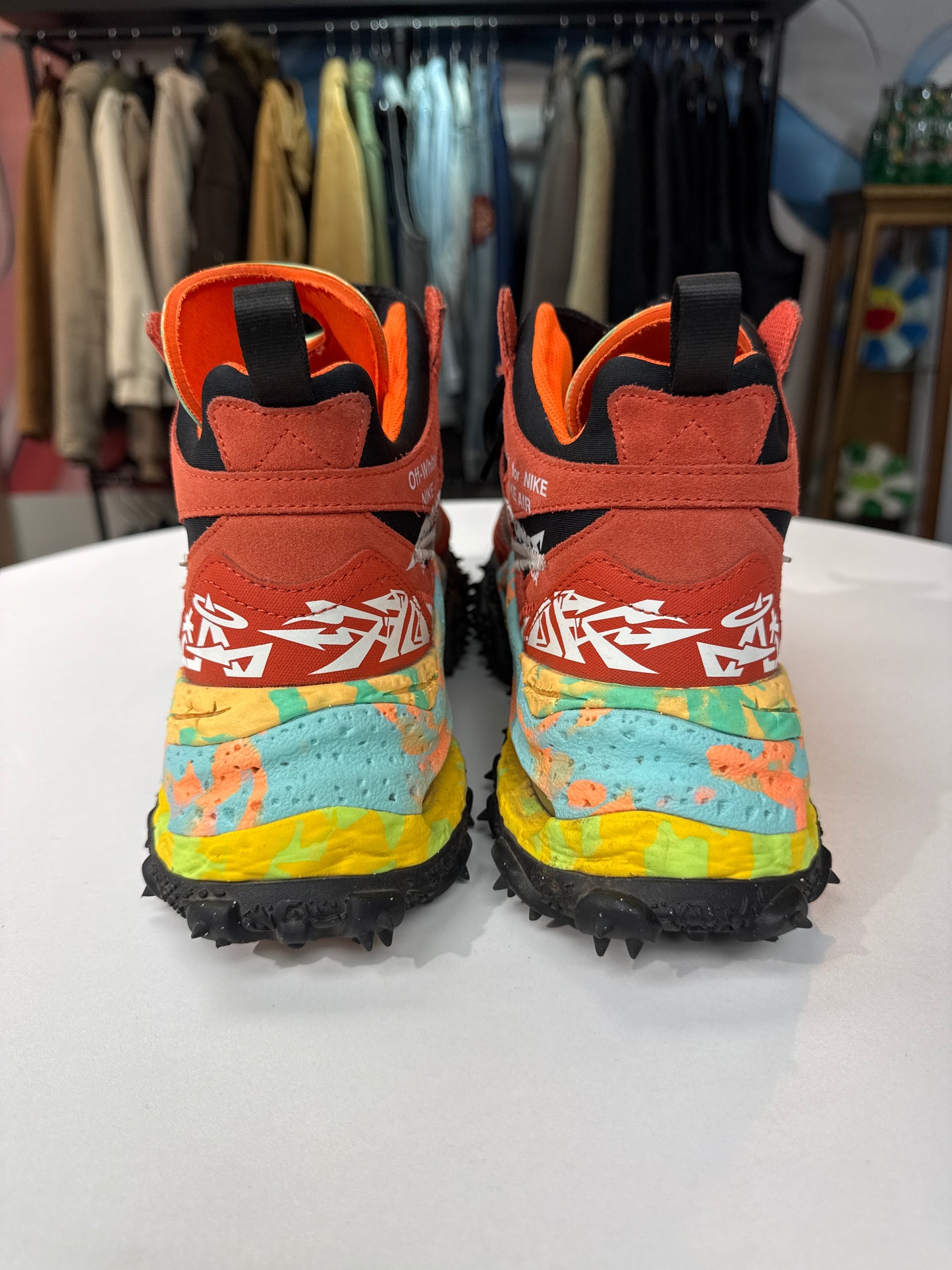 Preowned Off-White Nike Air Terra Forma Mantra Orange