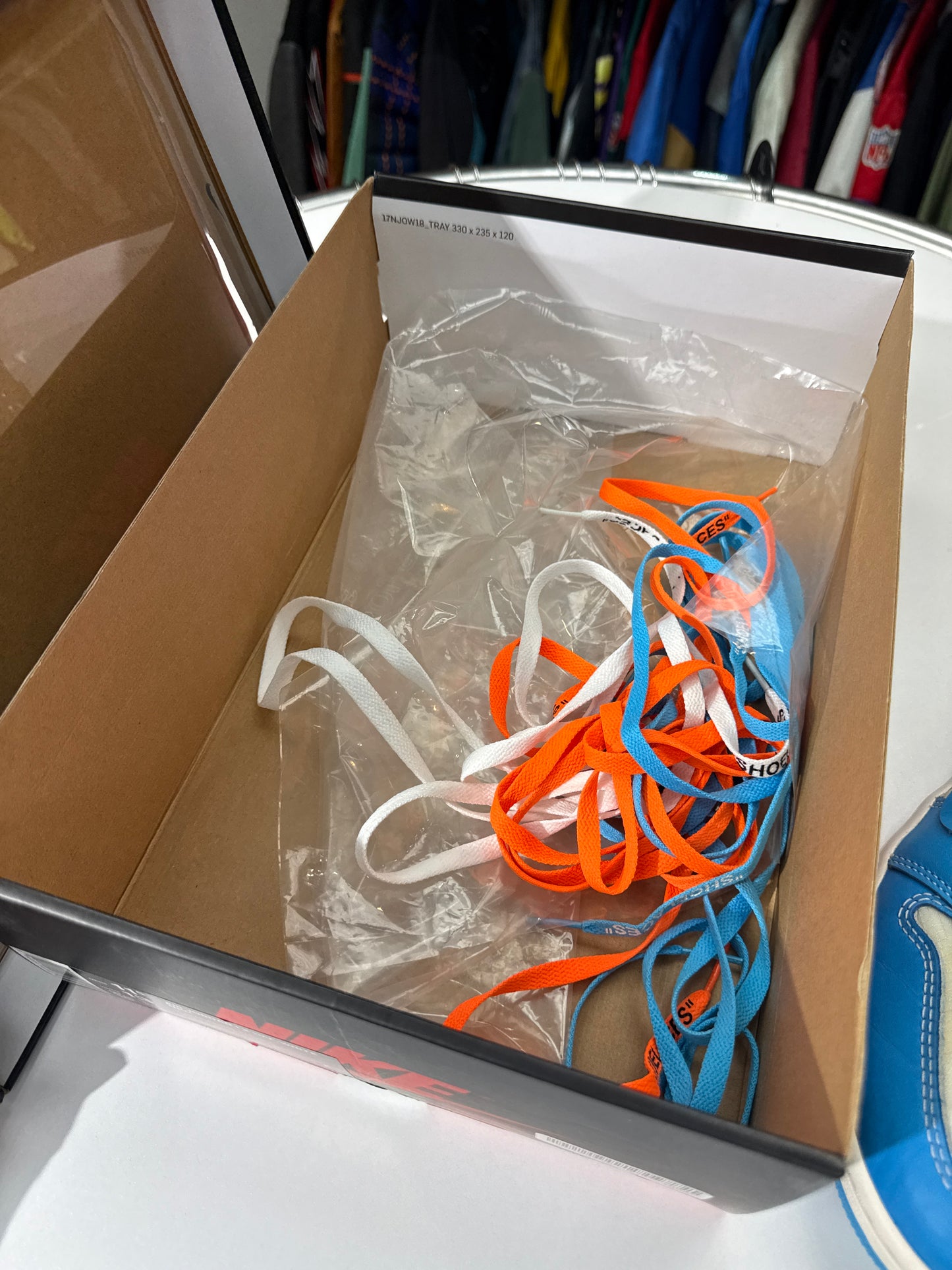 Preowned Off-White Jordan 1 University Blue