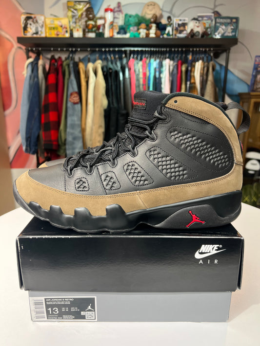 Preowned Jordan 9 Olive (2024)