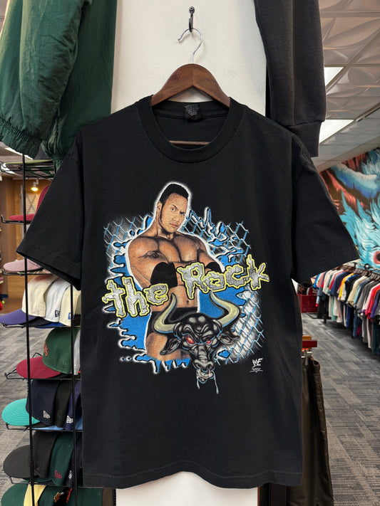 Vintage WWF The Rock Pro Hardcore Wrestler Tee