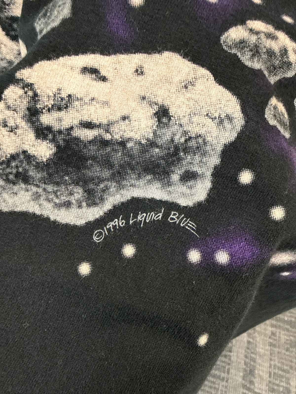 Vintage 1996 Liquid Blue Solar System Tee