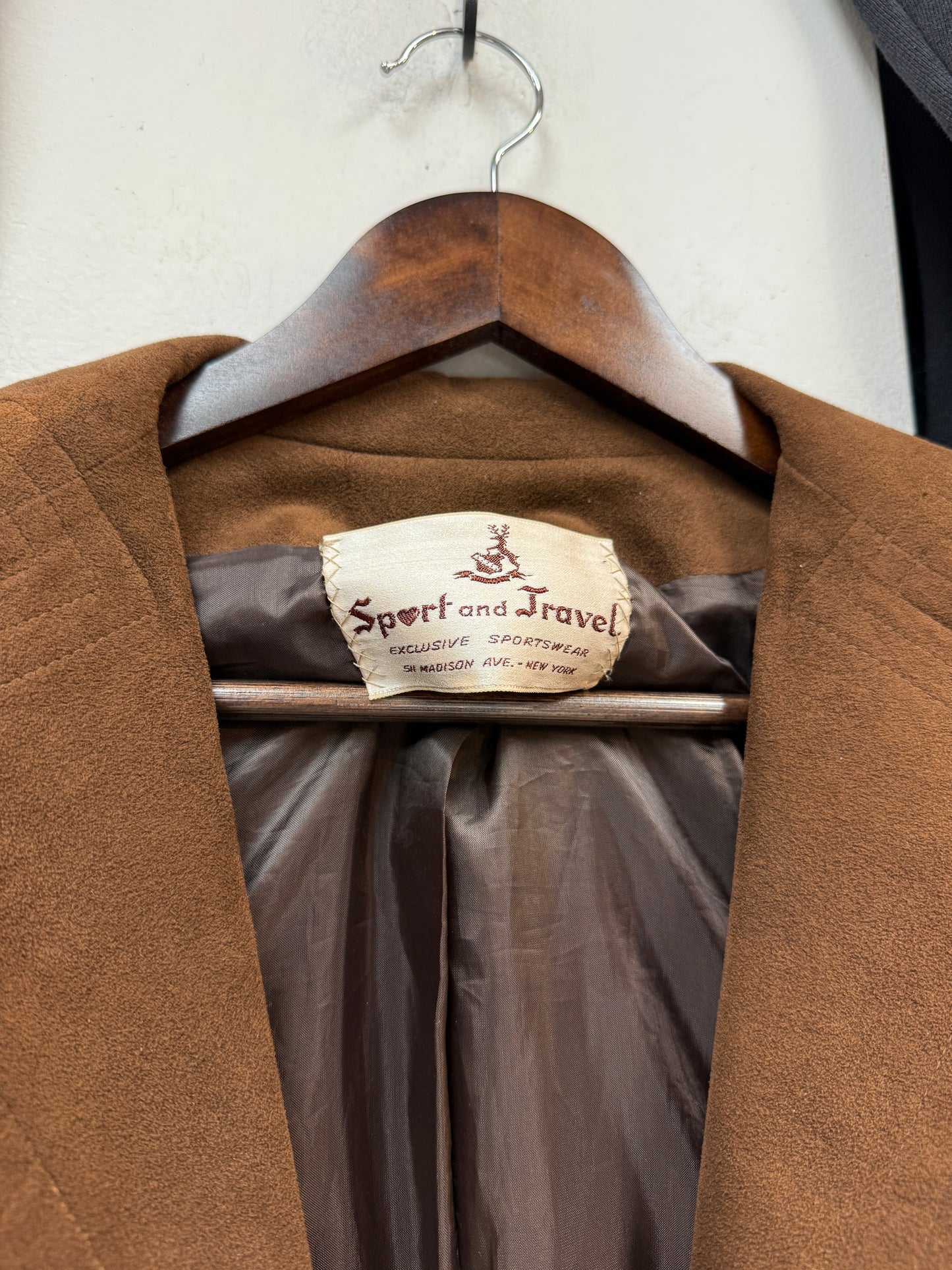 Vintage Sport&Travel Suede Trench