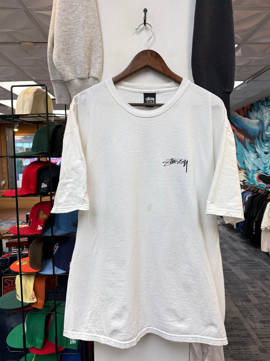 Stussy Grid White Tee