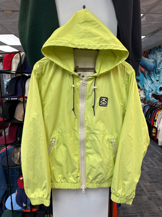 New Stussy Wales Bonner Lime Windbreaker