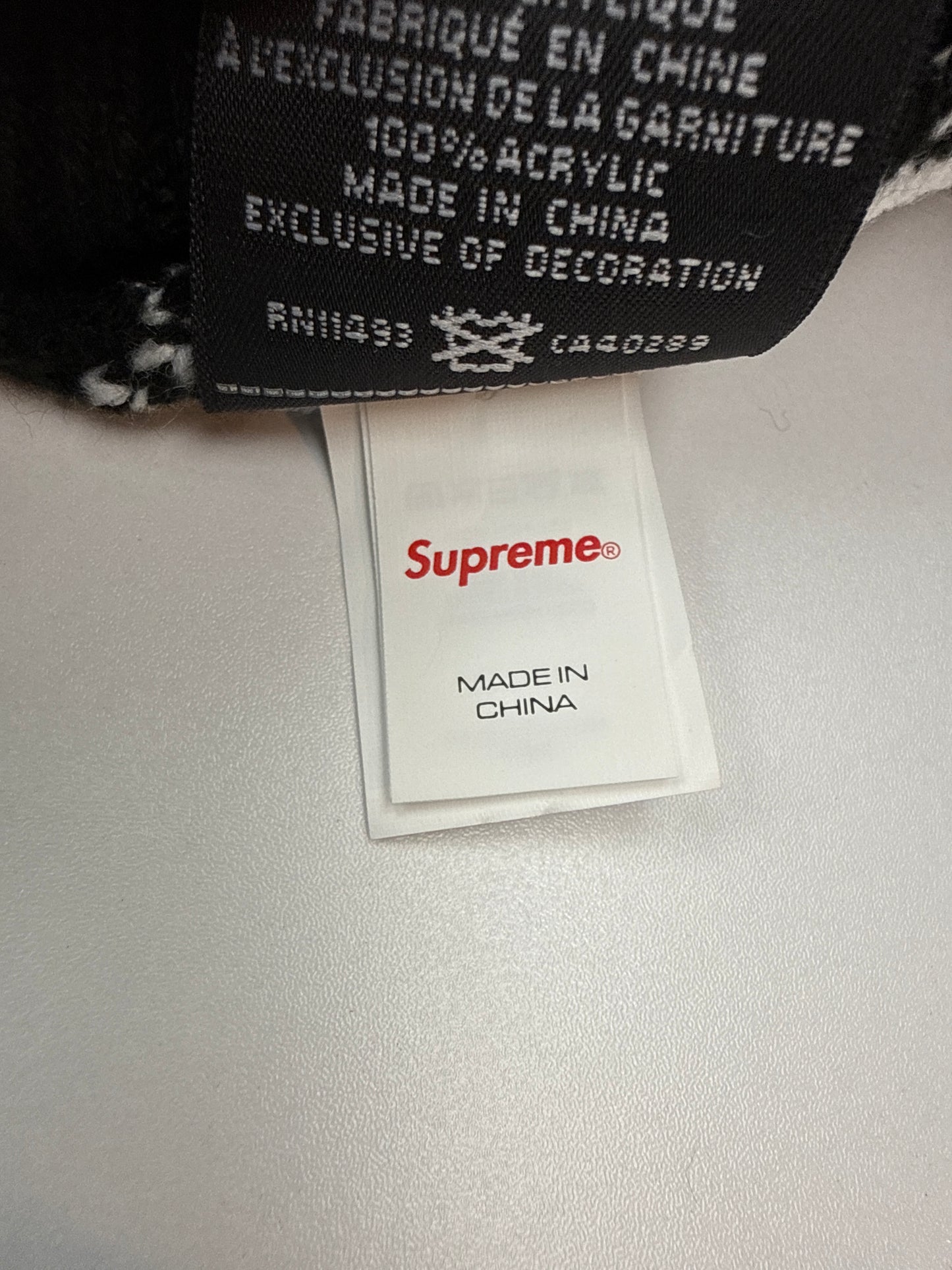 New Supreme New Era Repeat Balaclava Black