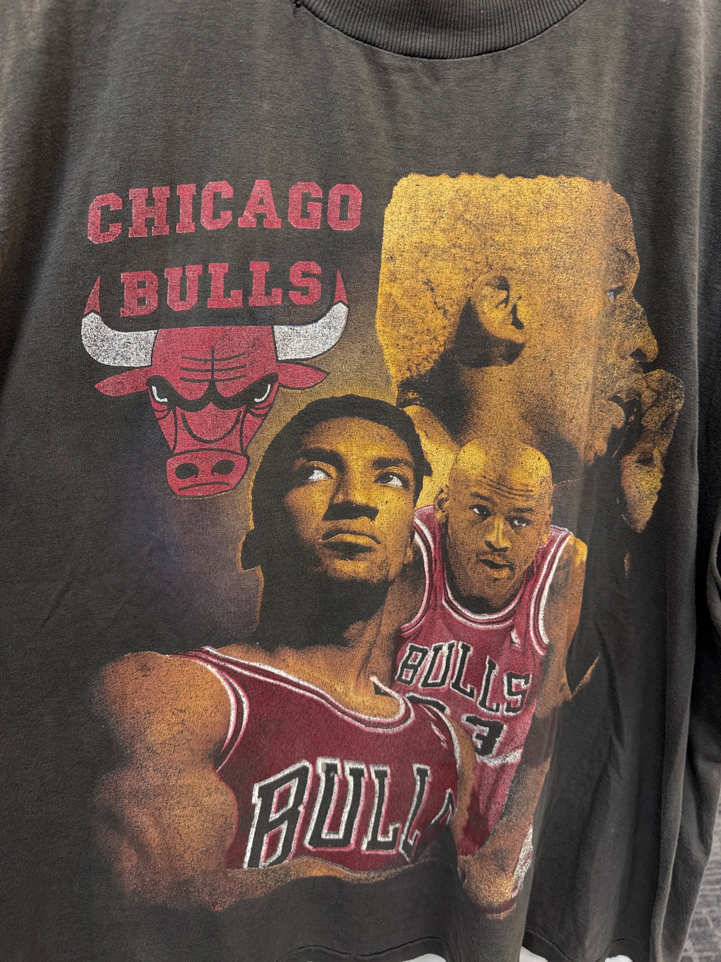Vintage Bulls Cut-Off Rap Tee