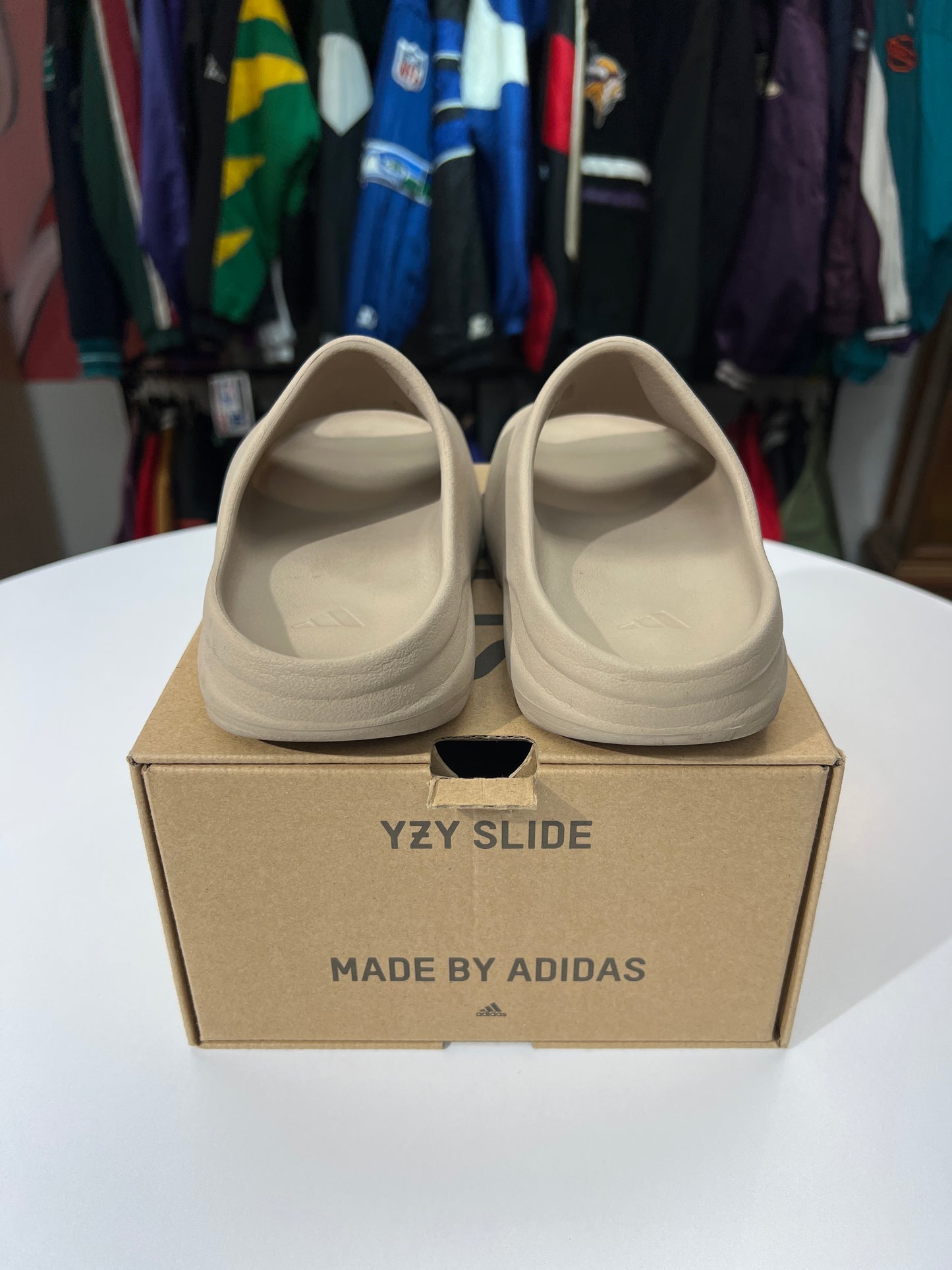 Preowned Adidas Yeezy Slides Pure