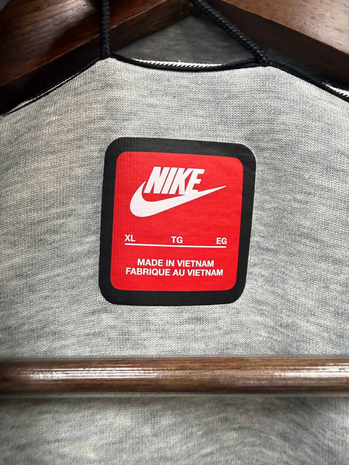 Nike Grey Tech Quarter Zip Sweater