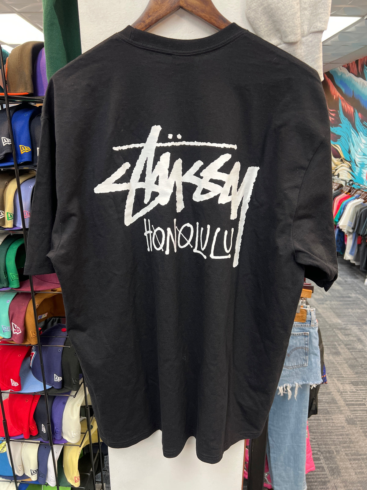 Stussy Honolulu Chapter Tee Black