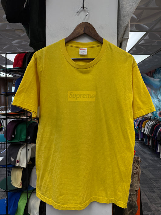 Supreme Yellow Tonal Box Logo