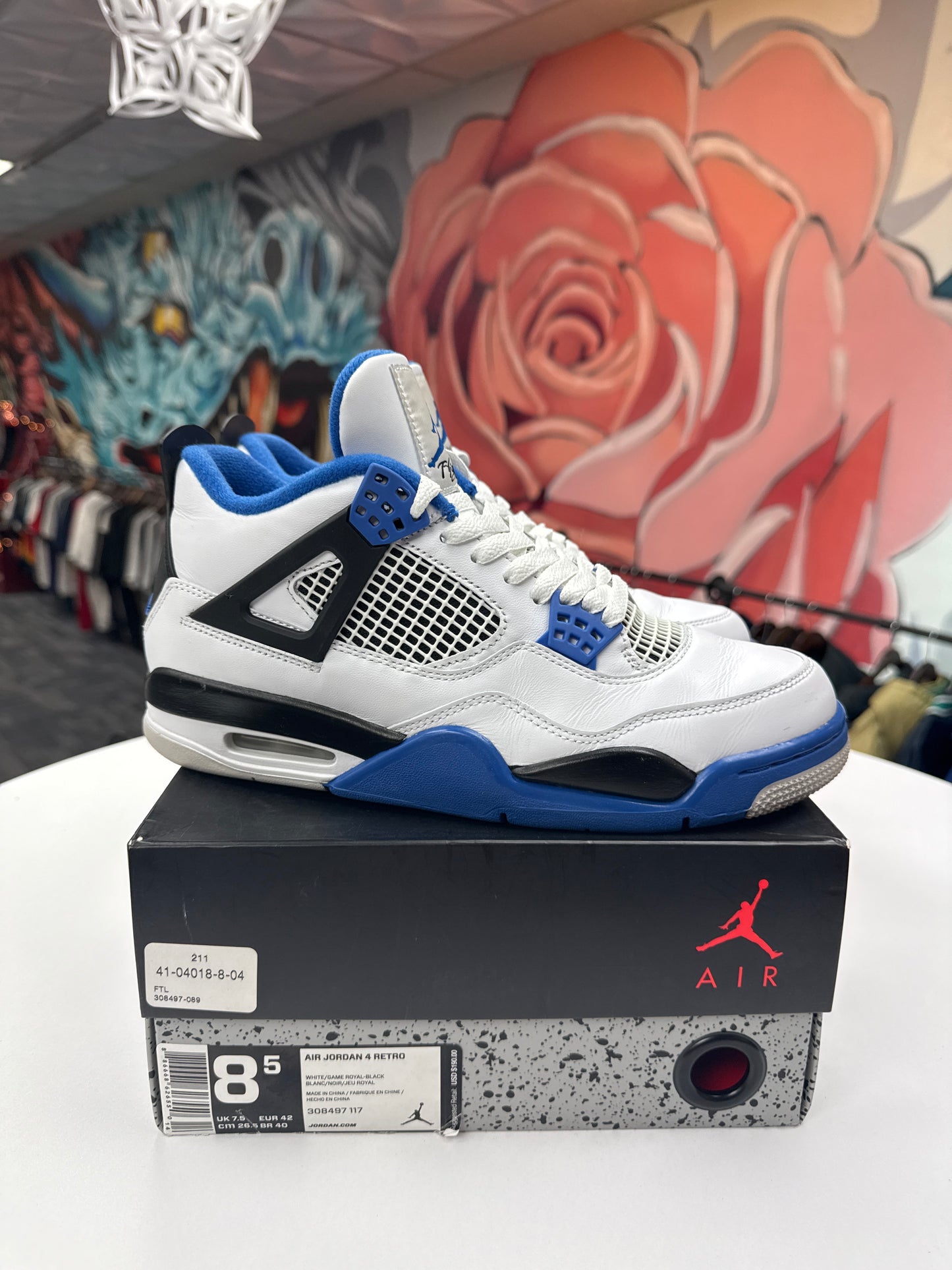 Preowned Jordan 4 Motorsport