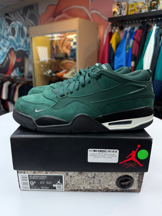 Preowned Nigel Sylvester Grandmas Driveway Jordan 4 Low
