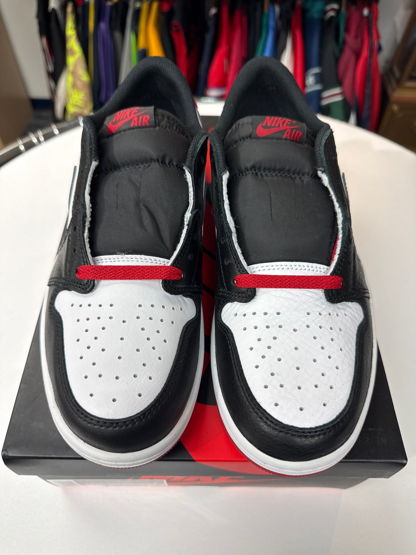 New Jordan 1 Low OG Black Toe