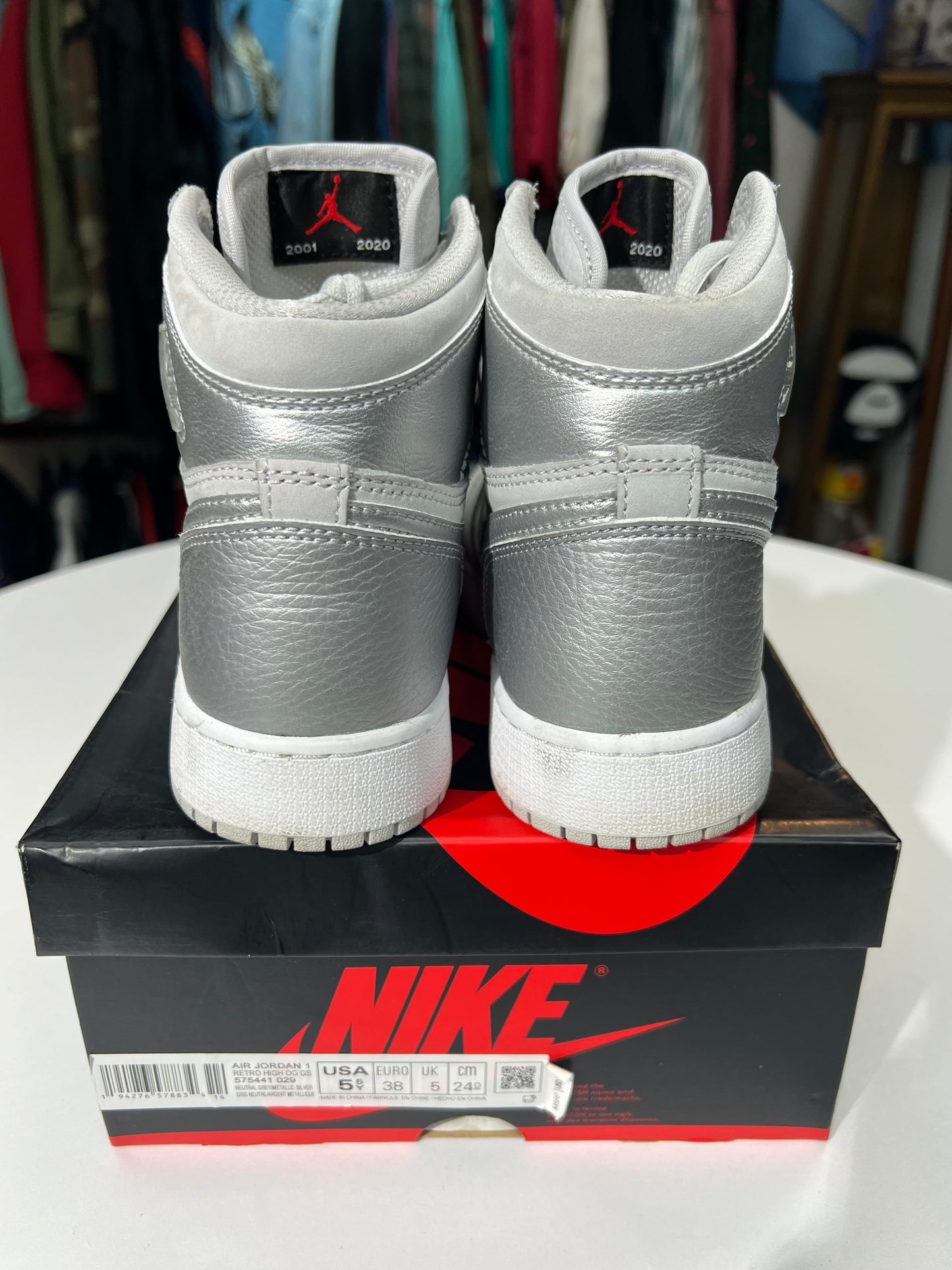 Preowned Jordan 1 COJP Neutral Grey