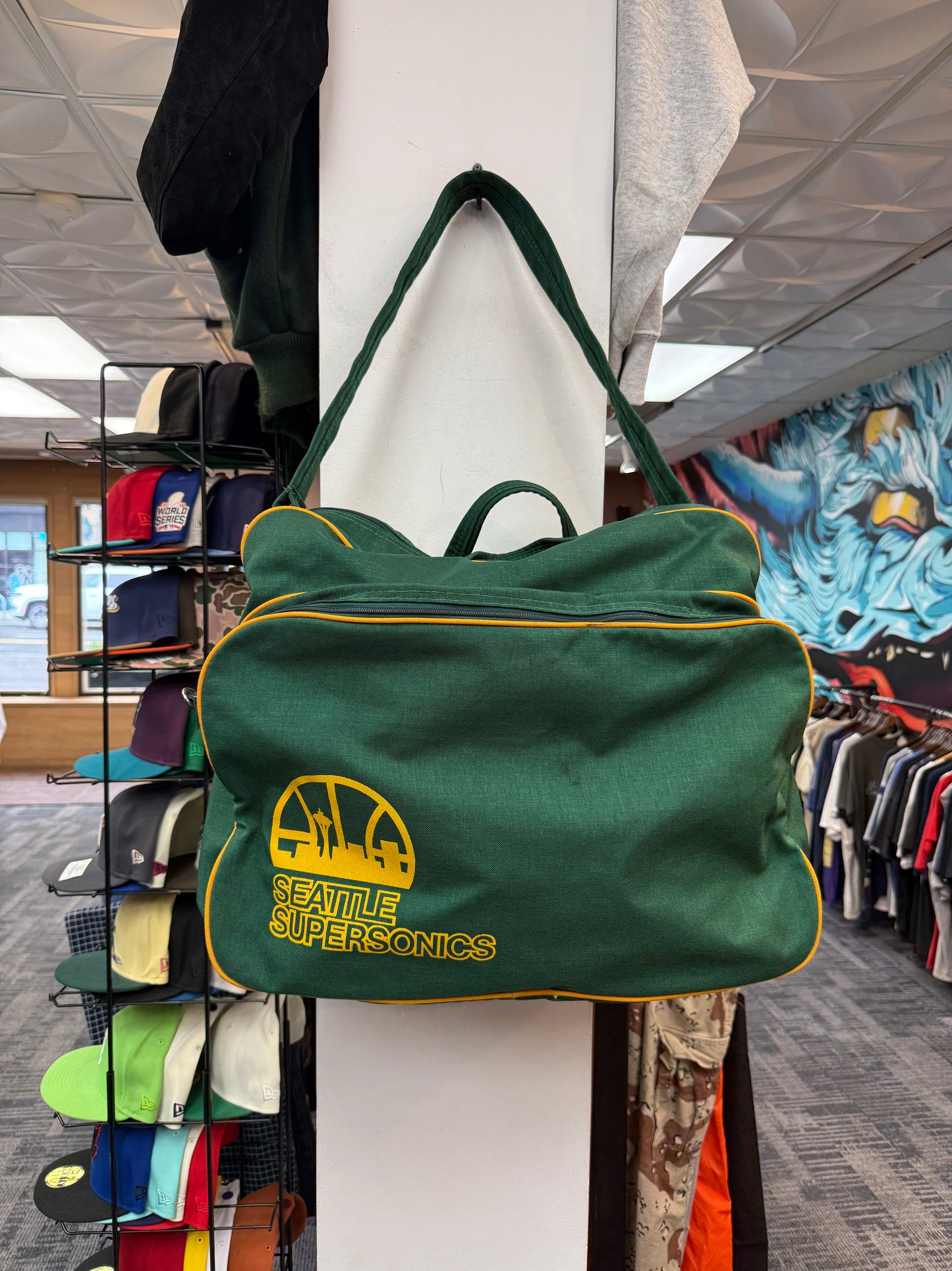 Vintage Sonics Player Issued Duffle Bag