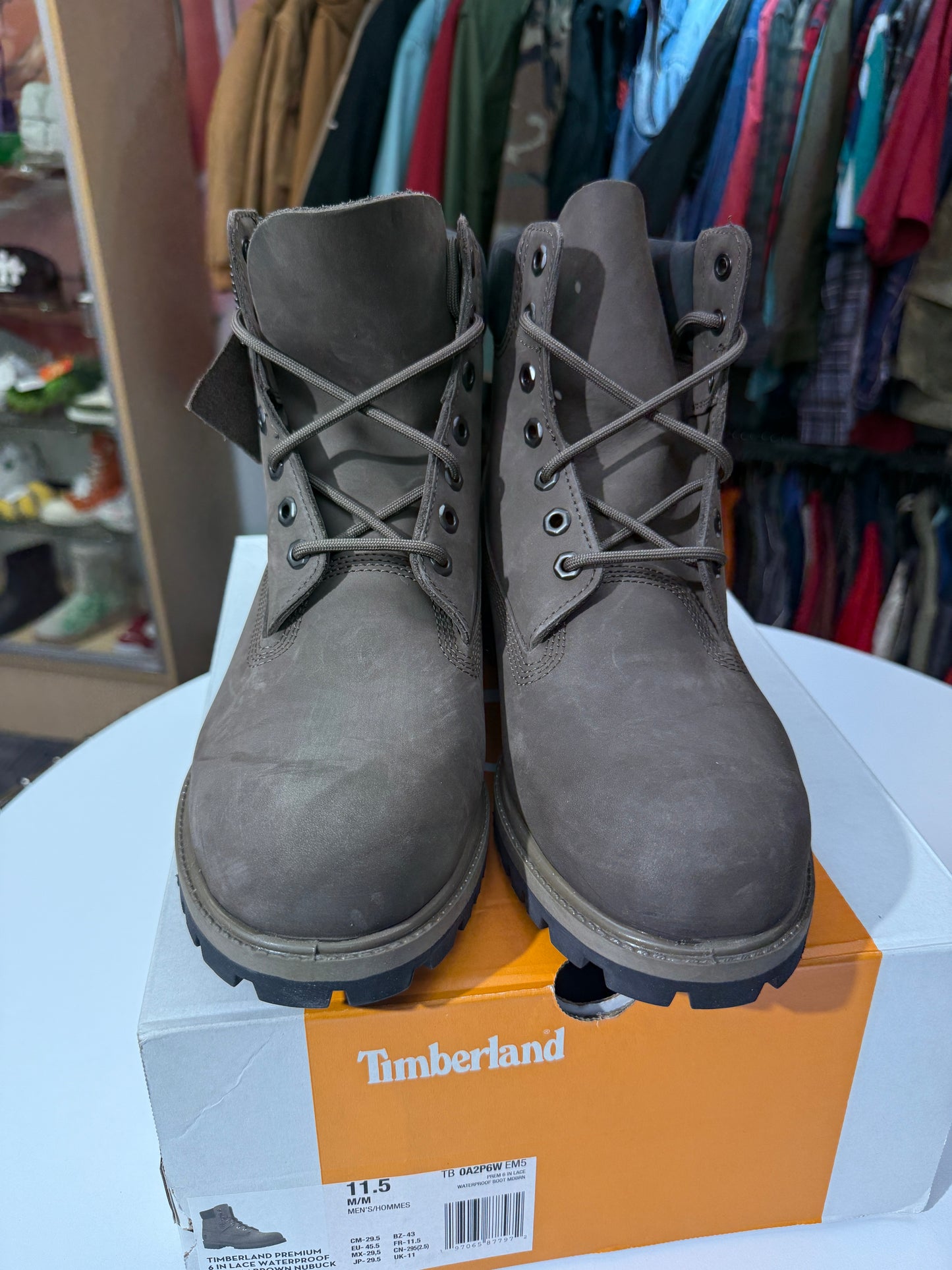 New Brown Nubuck Timberland 6-Inch