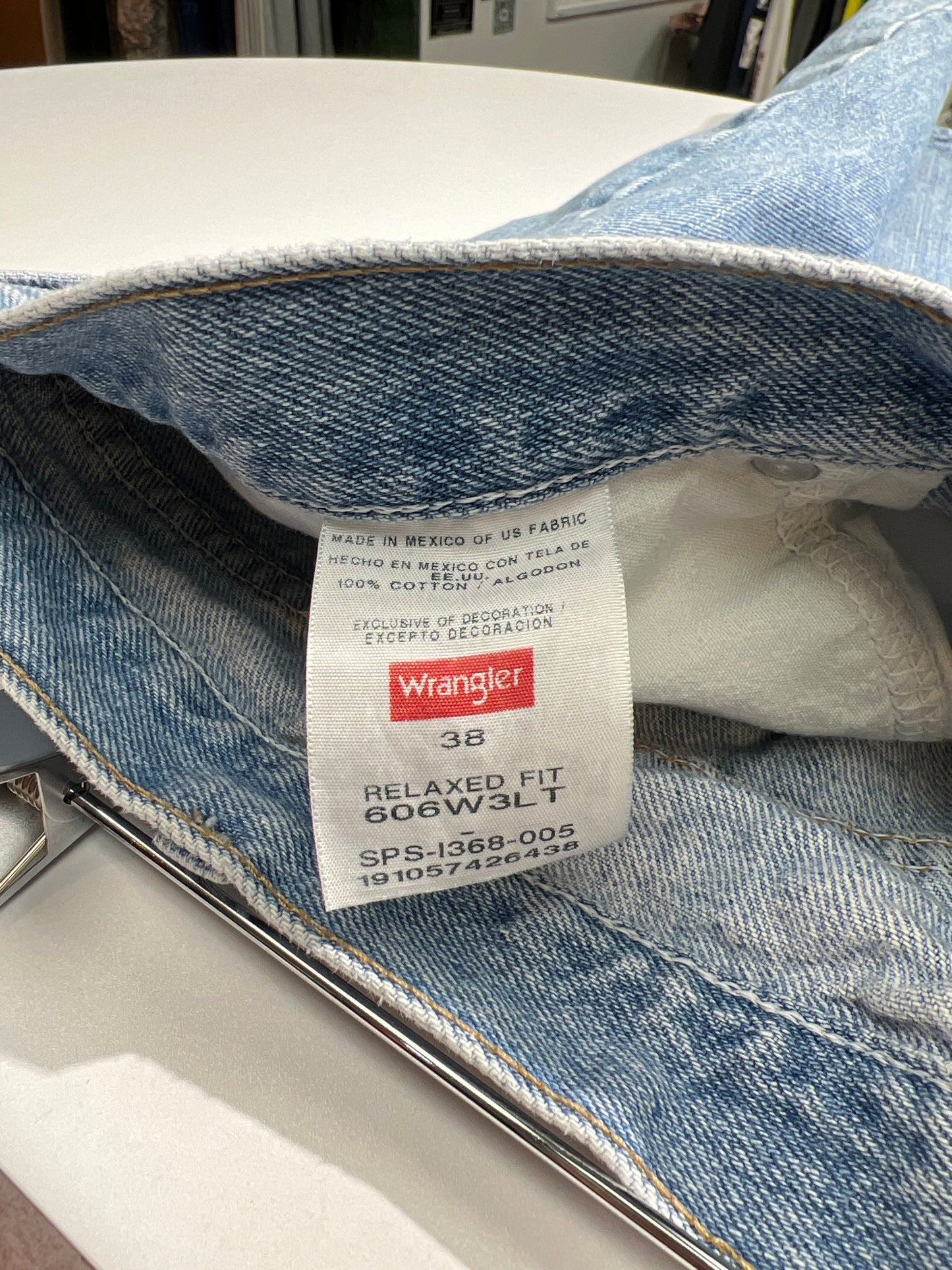 Wrangler Light Wash Denim Shorts