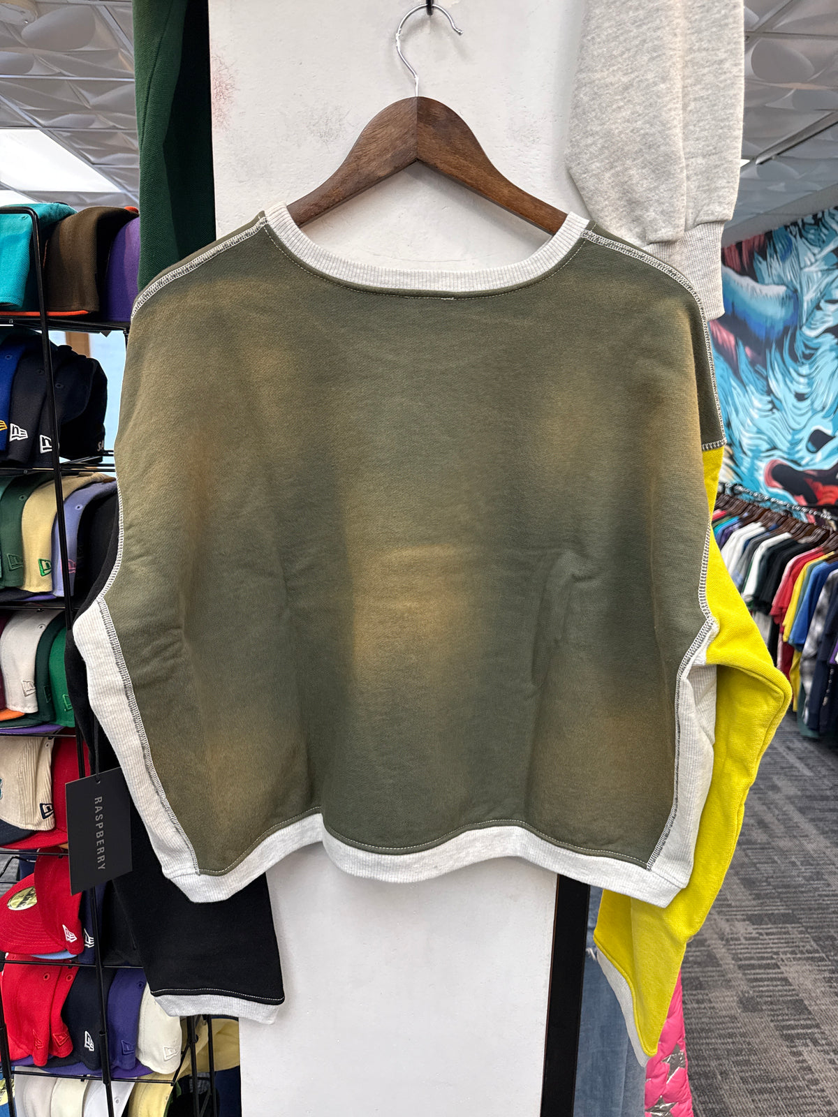 New GV Raspberry Hills Color Block Sweater