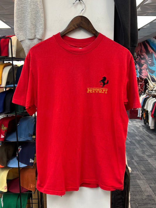 Vintage Hanes Embroidered Ferrari Tee