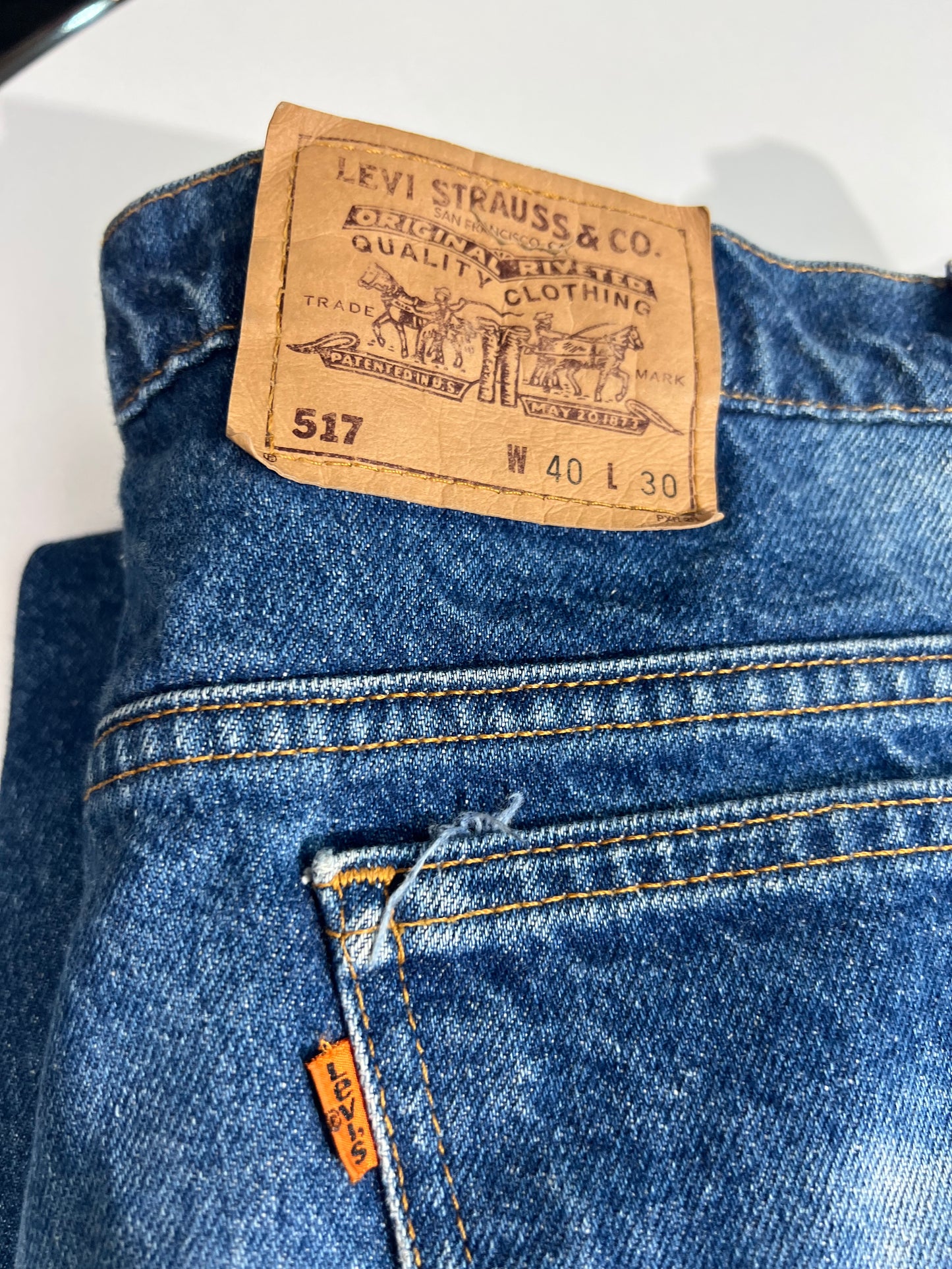 Vintage Levis Orange Label Washed Jeans