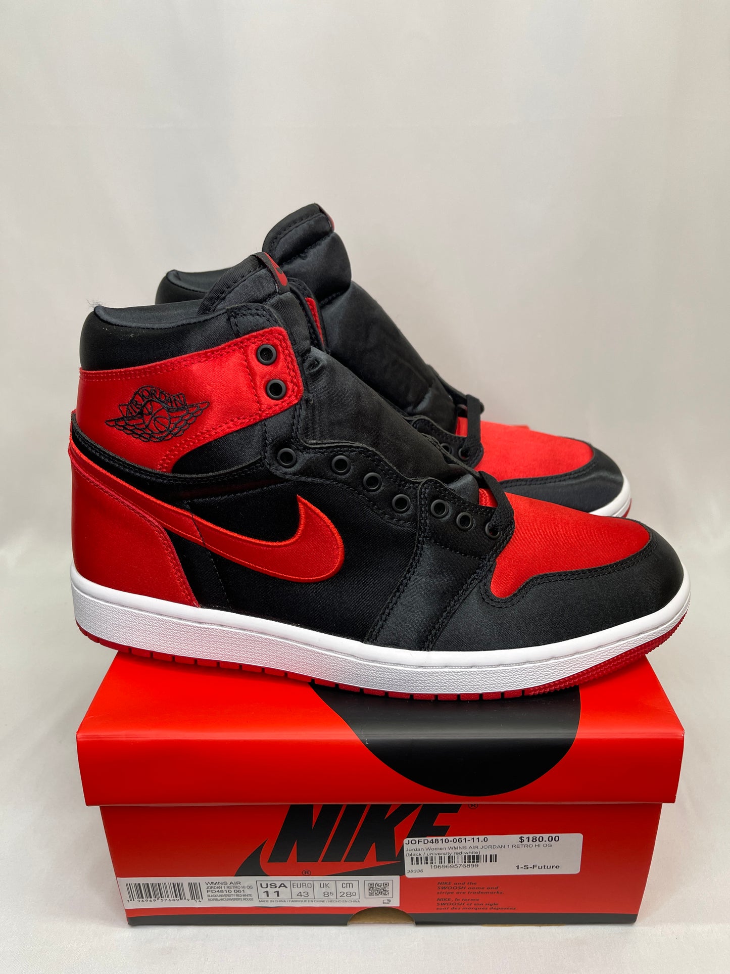 New Jordan 1 Satin Bred