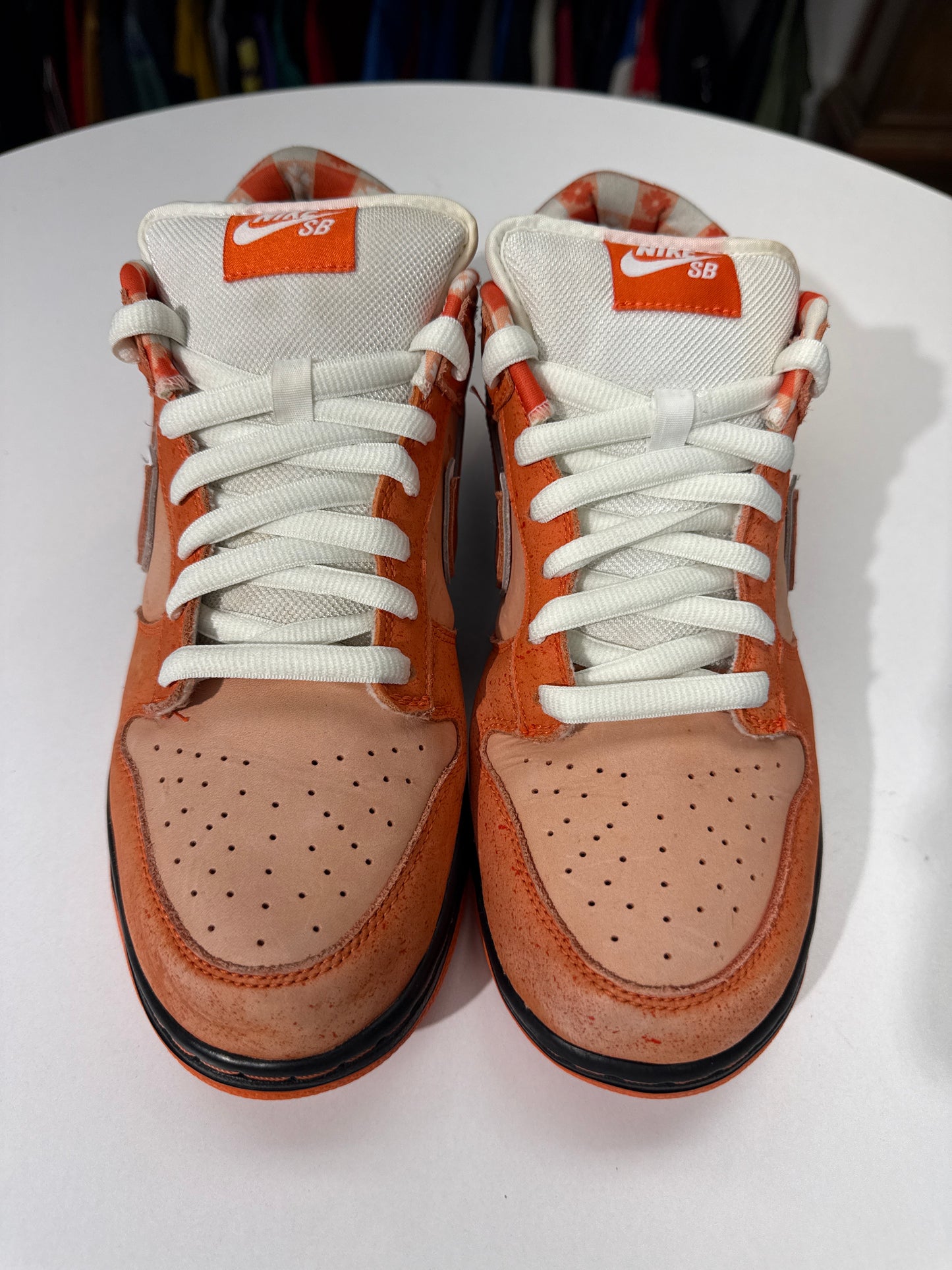 Preowned Nike SB Dunk Low Orange Lobster