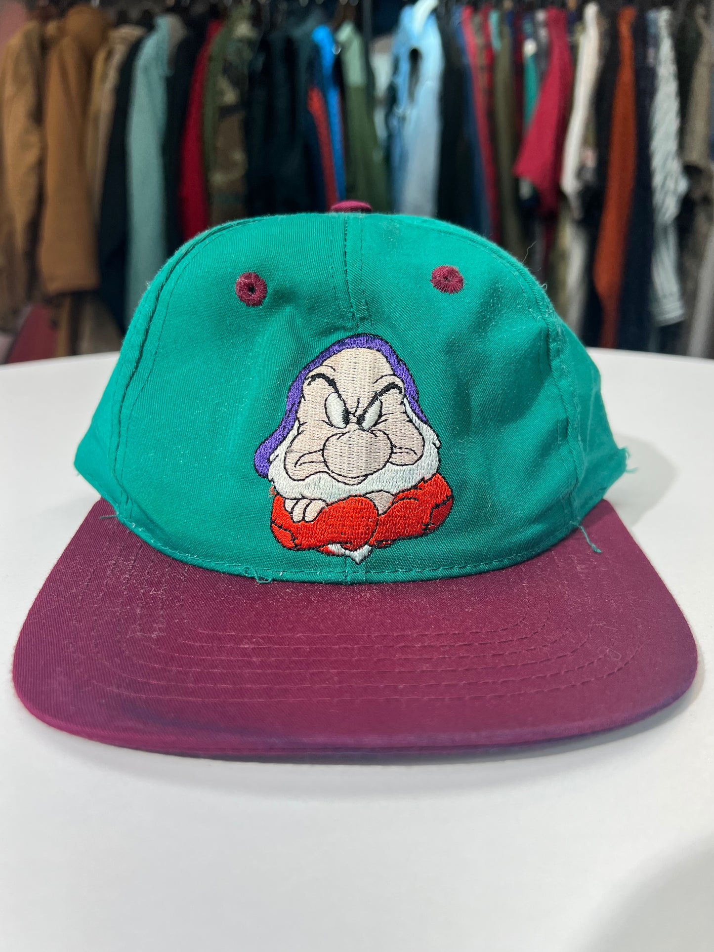 Vintage Disney Grumpy Vintage Baseball SnapBack