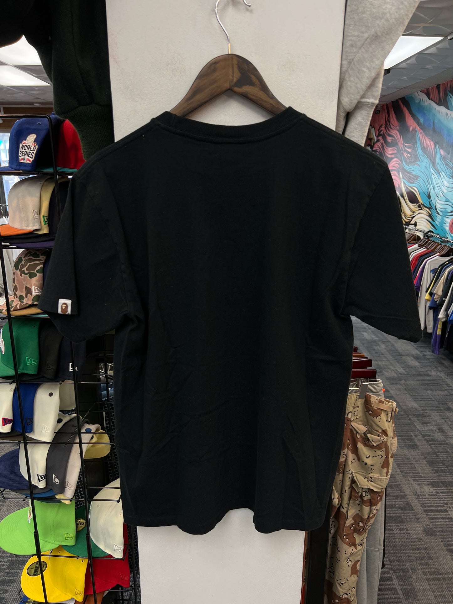 Bape College Camo Black Tee