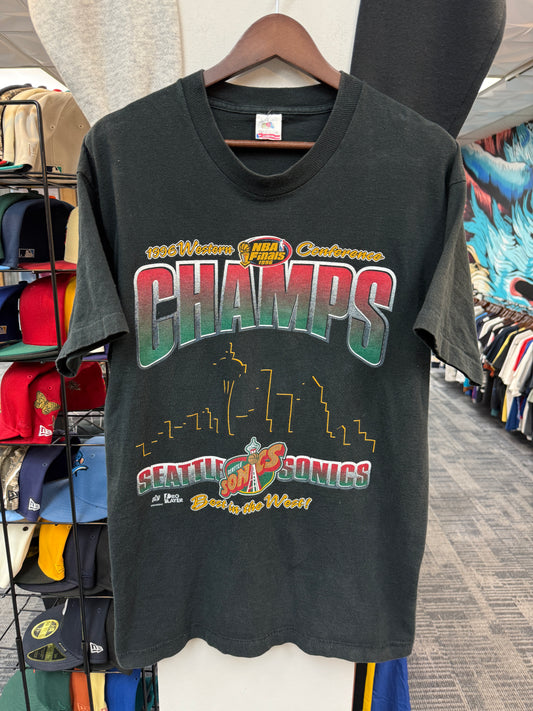 Vintage 1996 Sonics Best in The West Tee