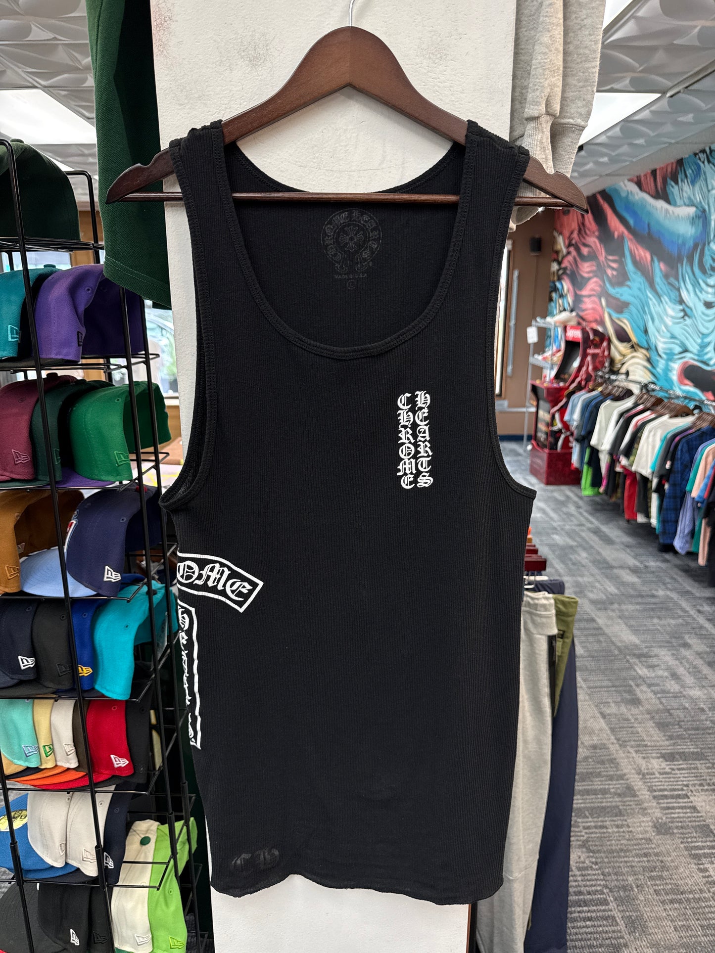 Chrome Hearts T-Bar Rib Tank Top