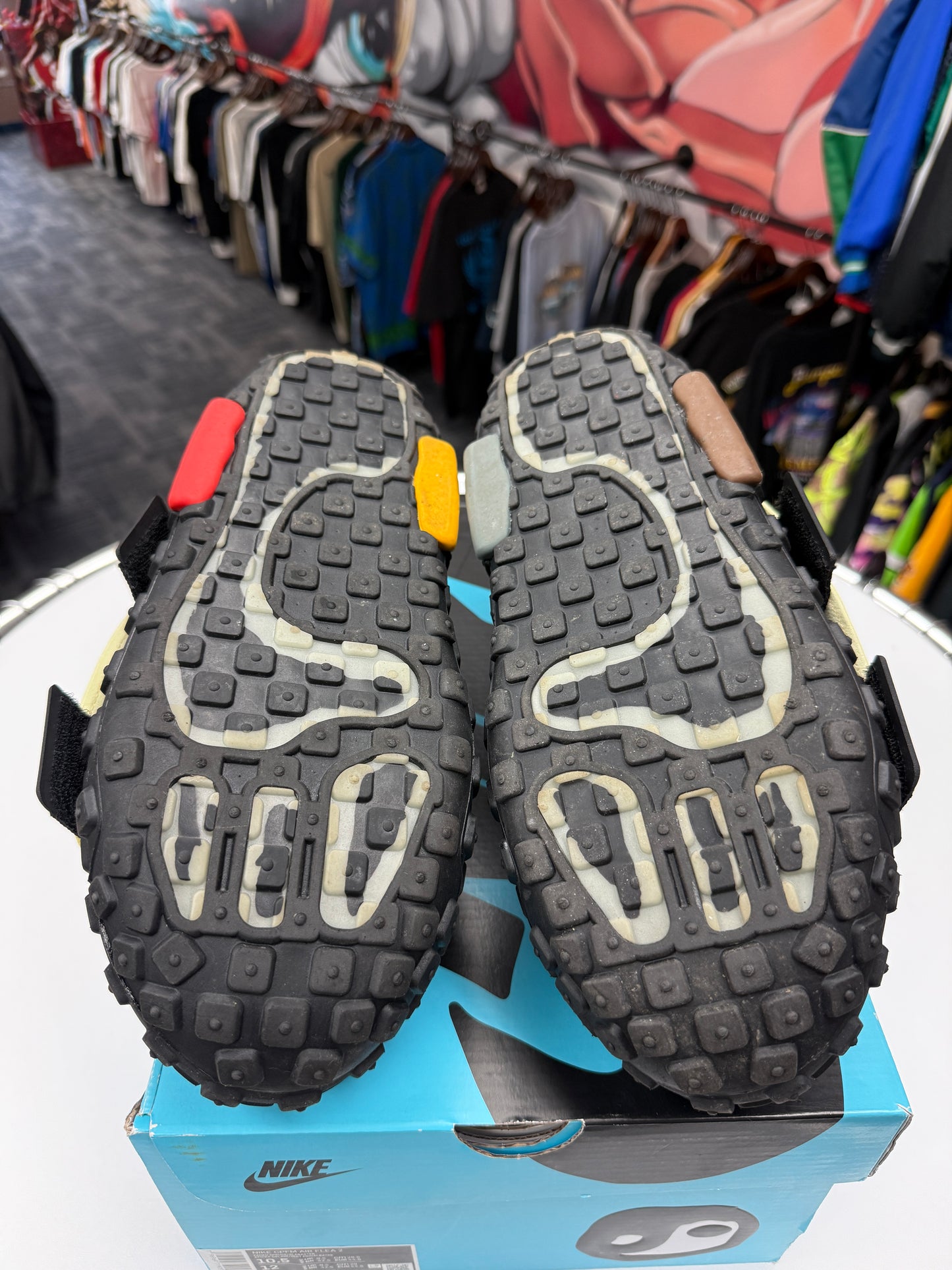 Preowned Faded Spruce Nike CPFM Air Flea 2