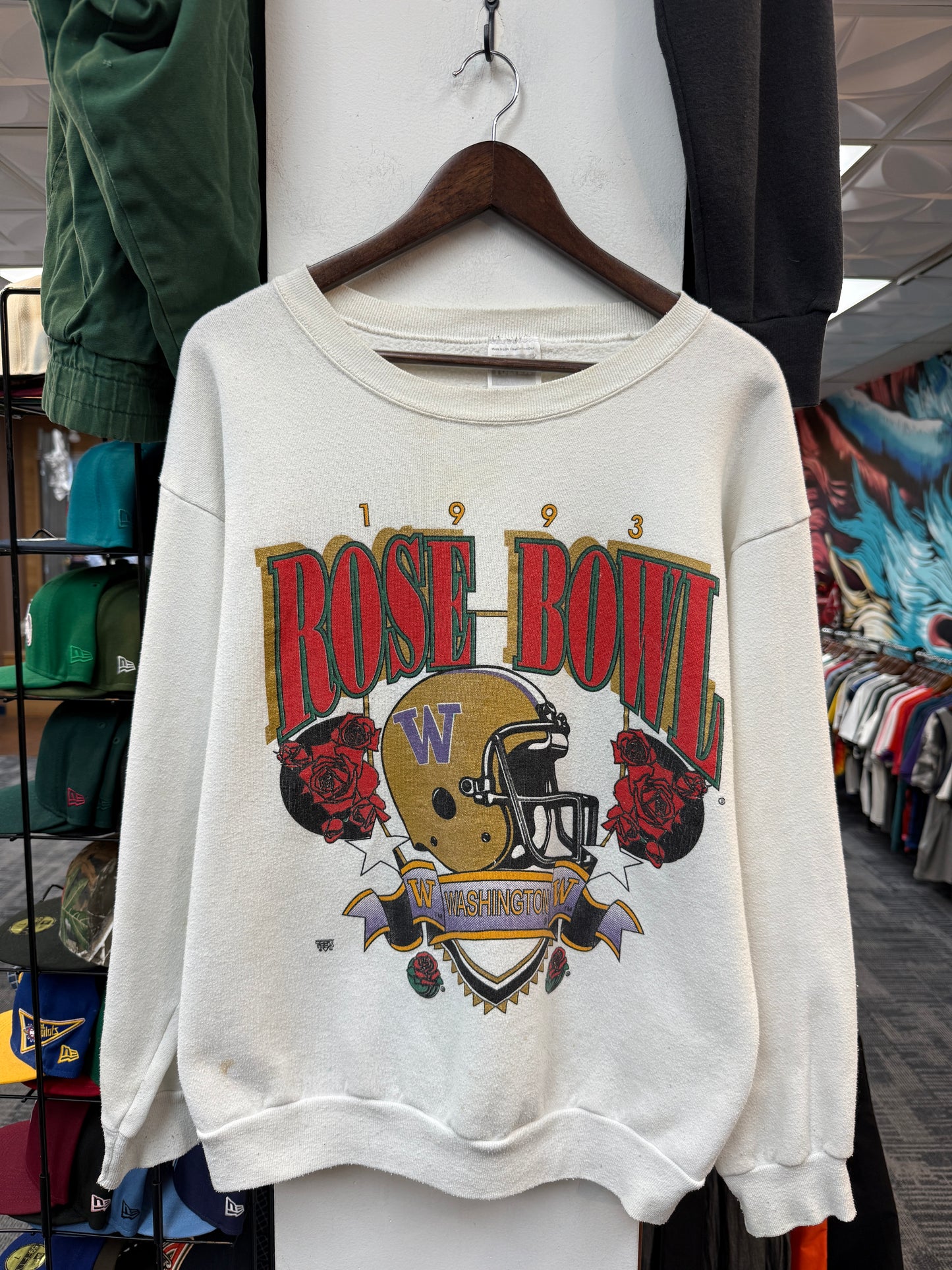 Vintage U of W Rosebowl Crewneck