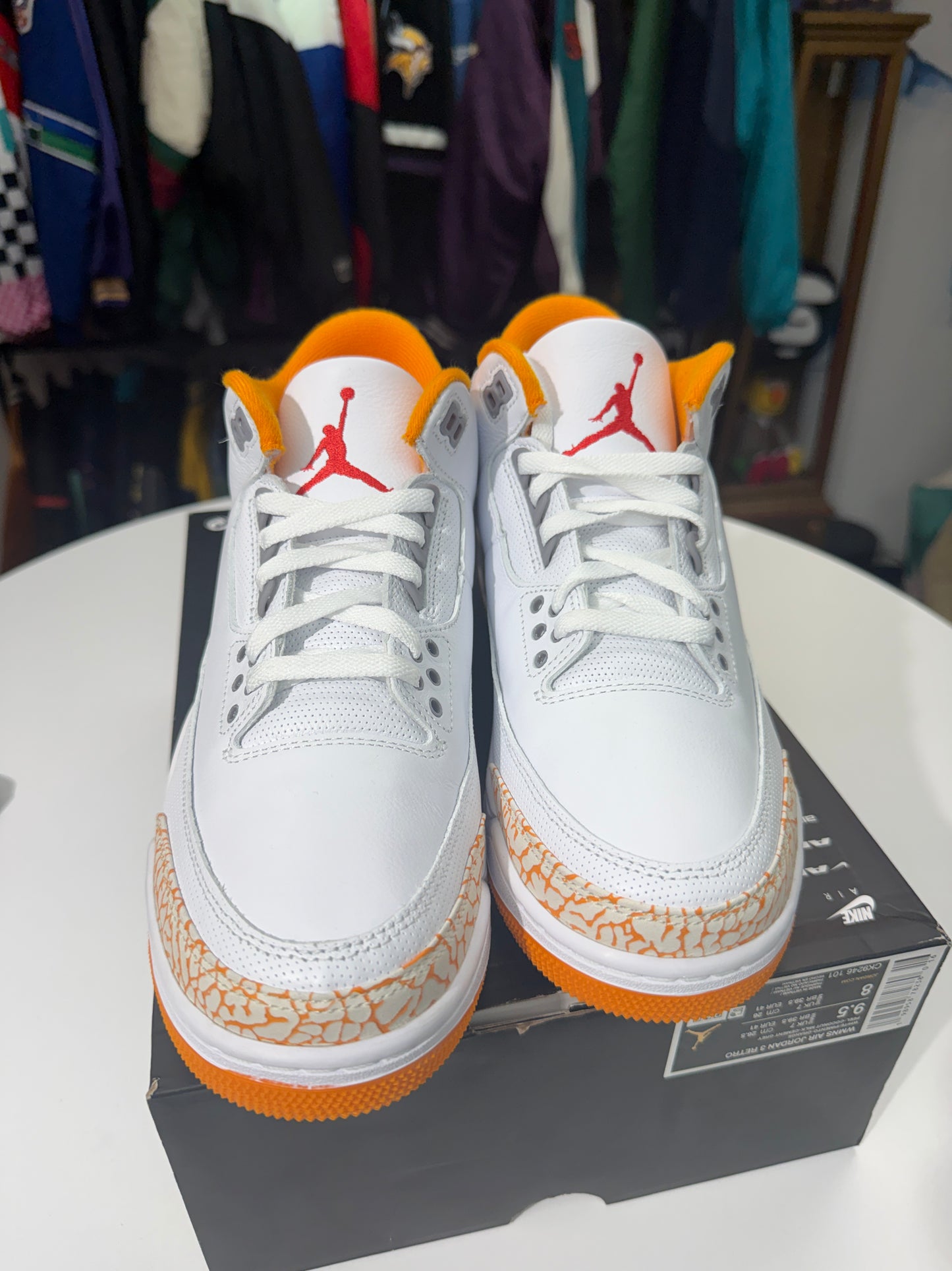 New Orange Peel Jordan 3