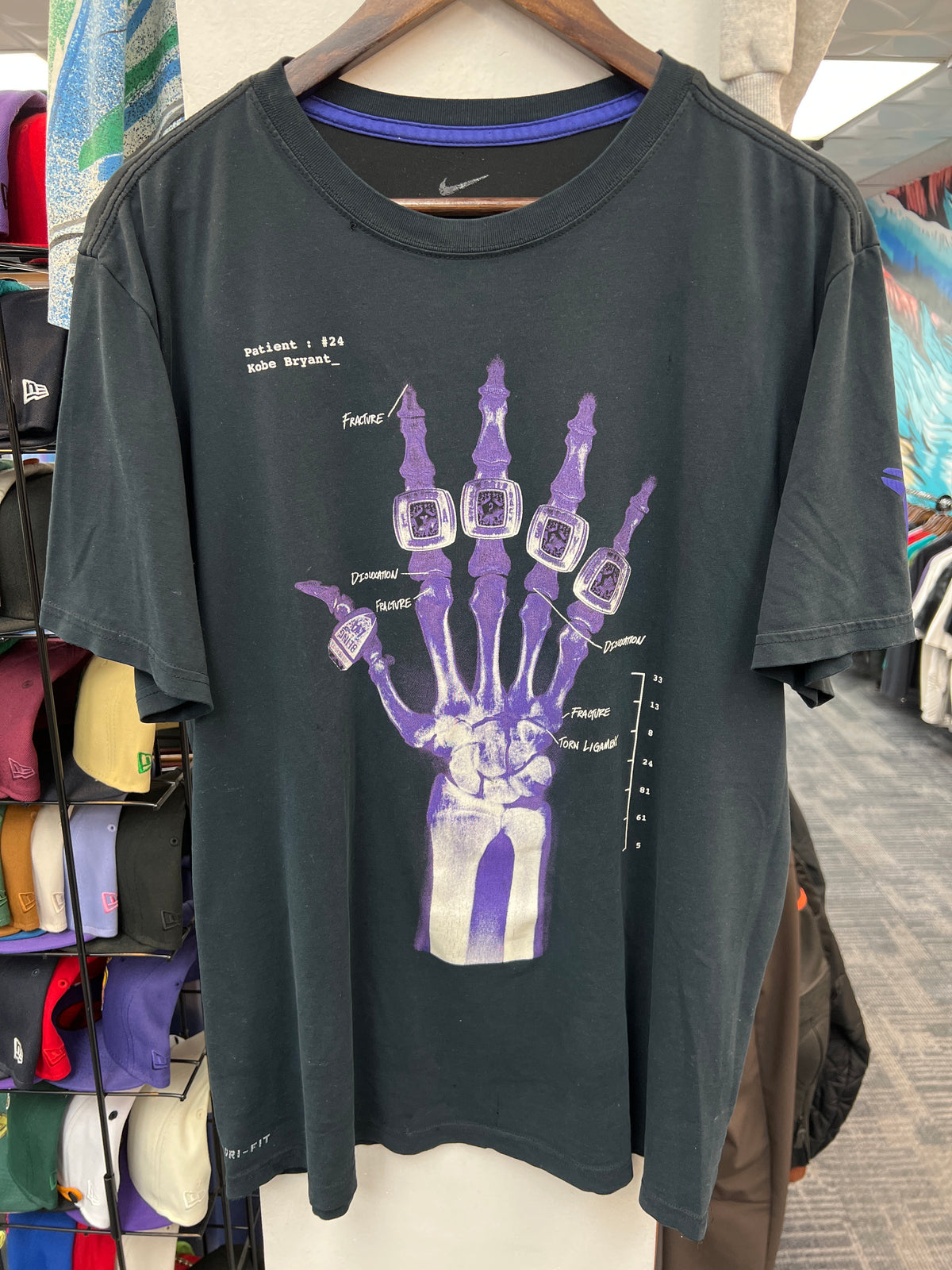 Nike Kobe Bryant X-Ray Broken Not Beaten Tee
