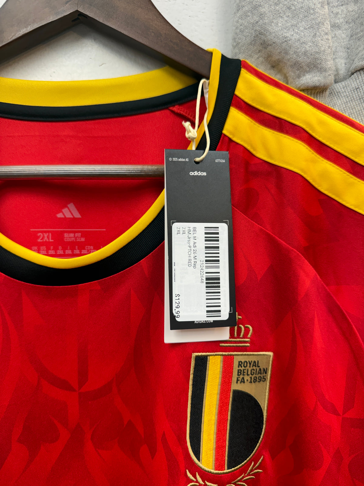 New Adidas Belgium 2026 Home Jersey