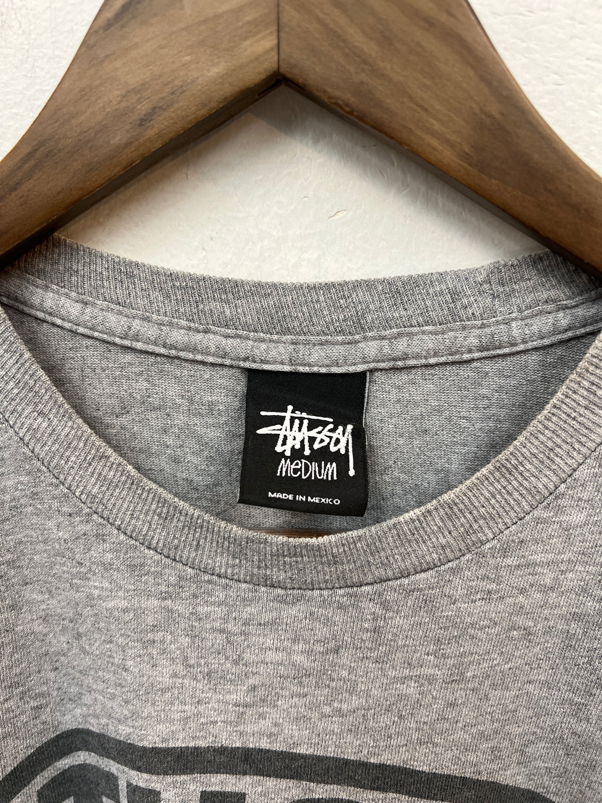 Stussy Captain Skull Grey Tee