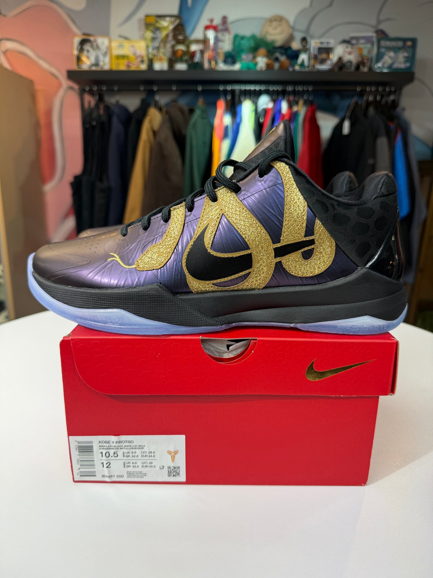 New Year of The Mamba Eggplant Kobe 5 Protro