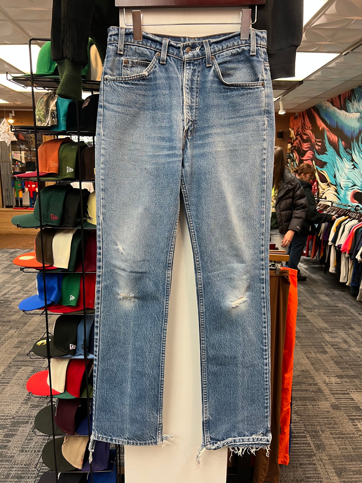 Levi’s Orange Label Faded Blue Jeans