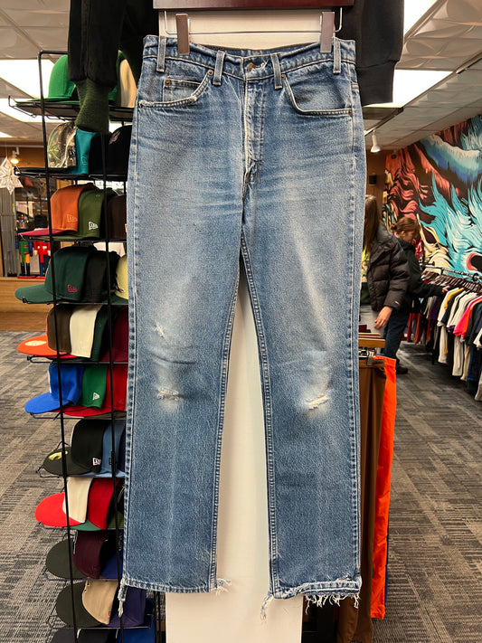 Levi’s Orange Label Faded Blue Jeans