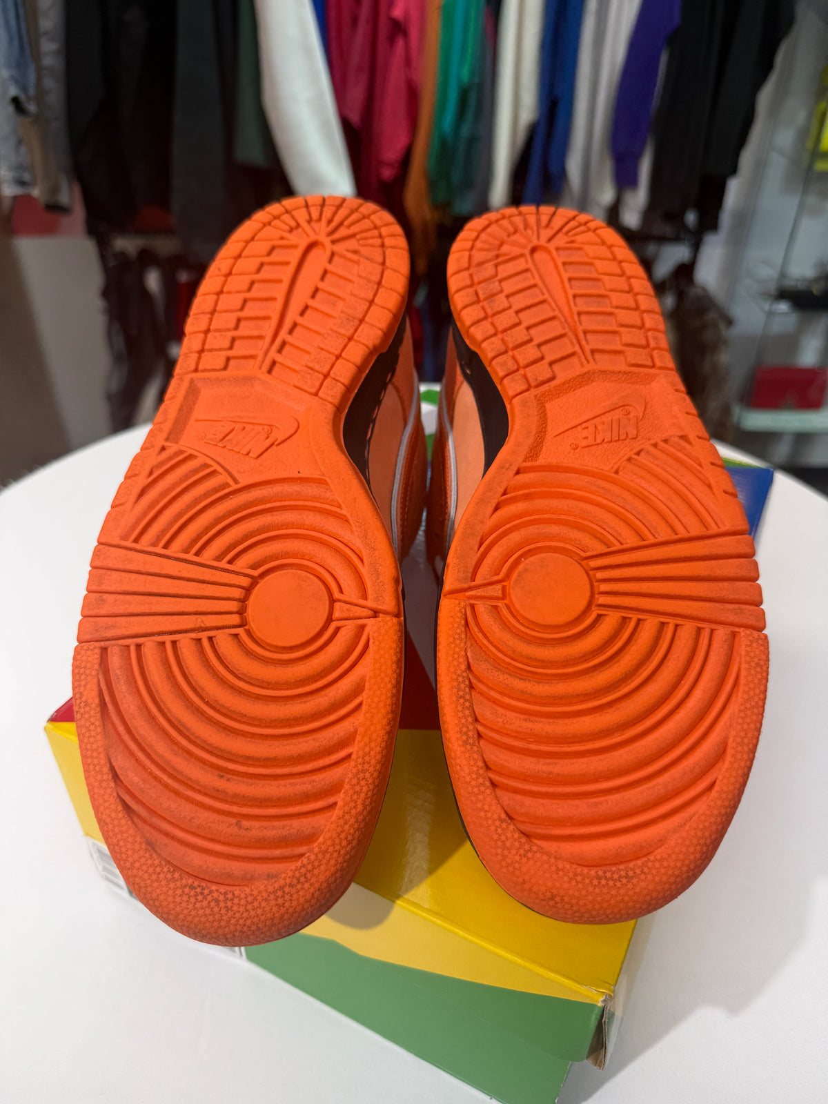 Preowned Orange Lobster Nike SB Dunk Low