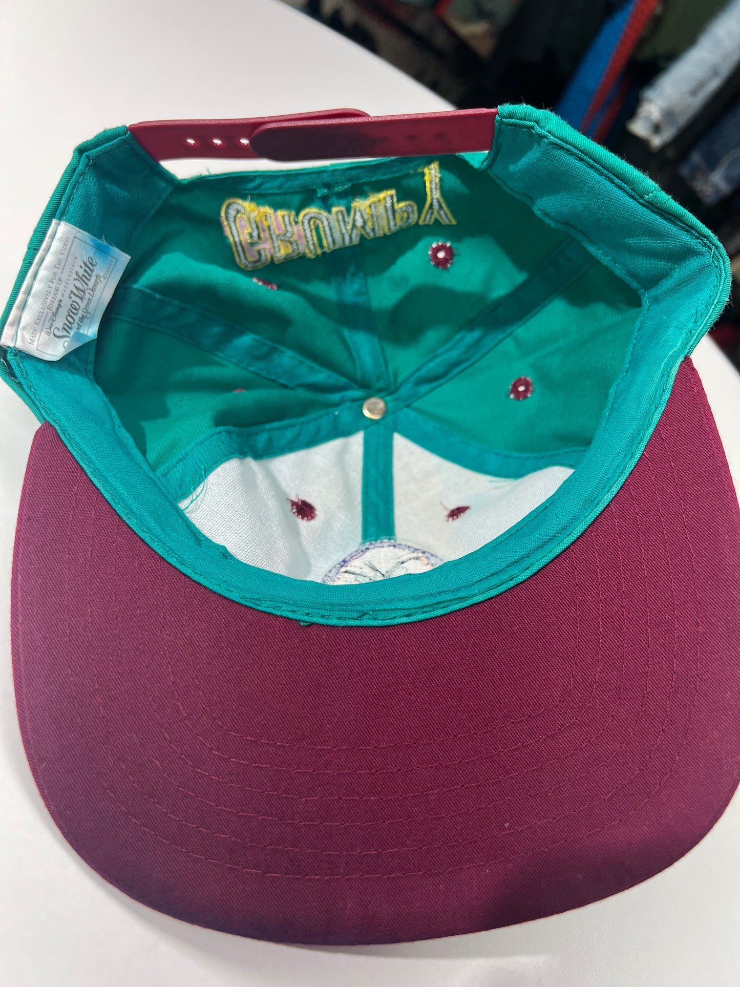 Vintage Disney Grumpy Vintage Baseball SnapBack