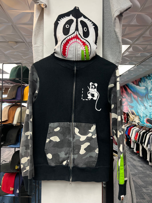 Bape Panda Shark Zip Up Hoodie