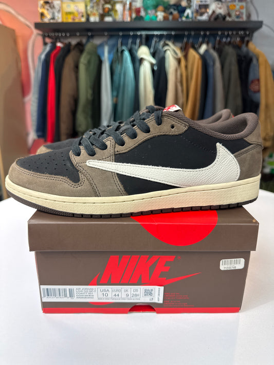 Preowned Travis Scott Jordan 1 Low Mocha OG