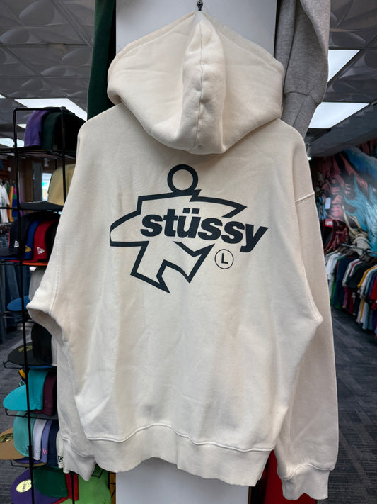 Stussy Surf Bone Zip Up Hoodie